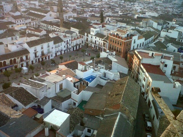 Vista aerea la plaza